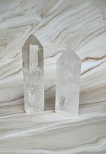 Load image into Gallery viewer, Crystal Clarity Clear Quartz Towers