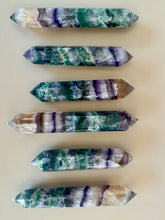 Load image into Gallery viewer, Vibrant Fluorite Double Point