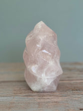 Load image into Gallery viewer, Sculpted Rose Quartz Tower