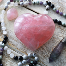 Load image into Gallery viewer, Love-Filled Rose Quartz Hearts