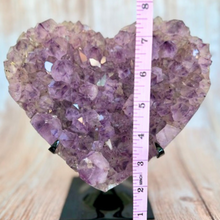 Load image into Gallery viewer, Heart of Serenity - Amethyst Crystal Heart