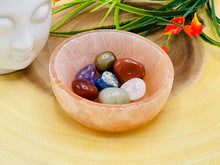Load image into Gallery viewer, Handcrafted Orange Selenite Charging Bowl