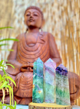 Load image into Gallery viewer, Fluorite Point Tower