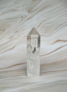 Crystal Clarity Clear Quartz Towers