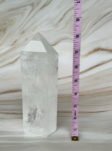 Crystal Clarity Clear Quartz Towers