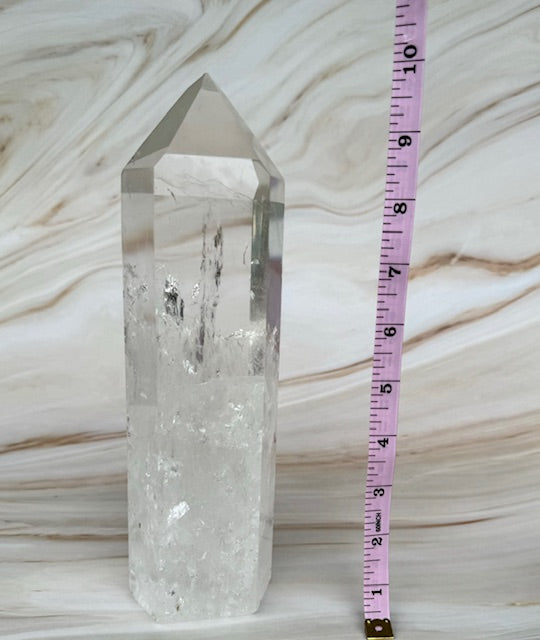 Crystal Clarity Clear Quartz Towers