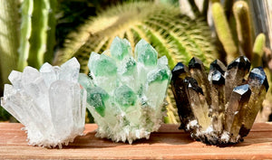 Vibrant Fluorite Cactus Cluster