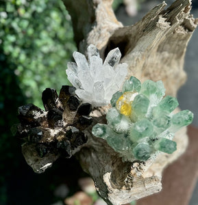 Smoky Quartz Cactus Cluster