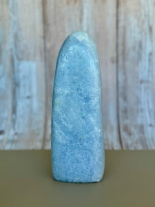 Soothing Blue Calcite Polished Stone