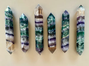 Vibrant Fluorite Double Point