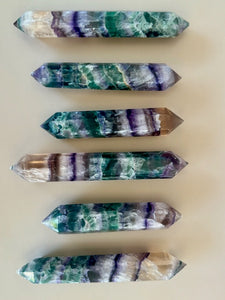 Vibrant Fluorite Double Point