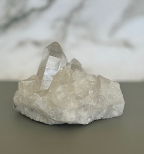 Prism of Purity - Clear Quartz Cluster