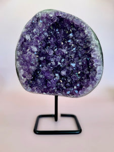 Amethyst Geode on Display