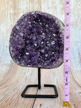 Load image into Gallery viewer, Amethyst Geode on Display
