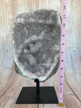 Cargar imagen en el visor de la galería, Lavender Amethyst Geode: A Tranquil Jewel
