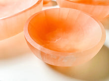 Load image into Gallery viewer, Handcrafted Orange Selenite Charging Bowl
