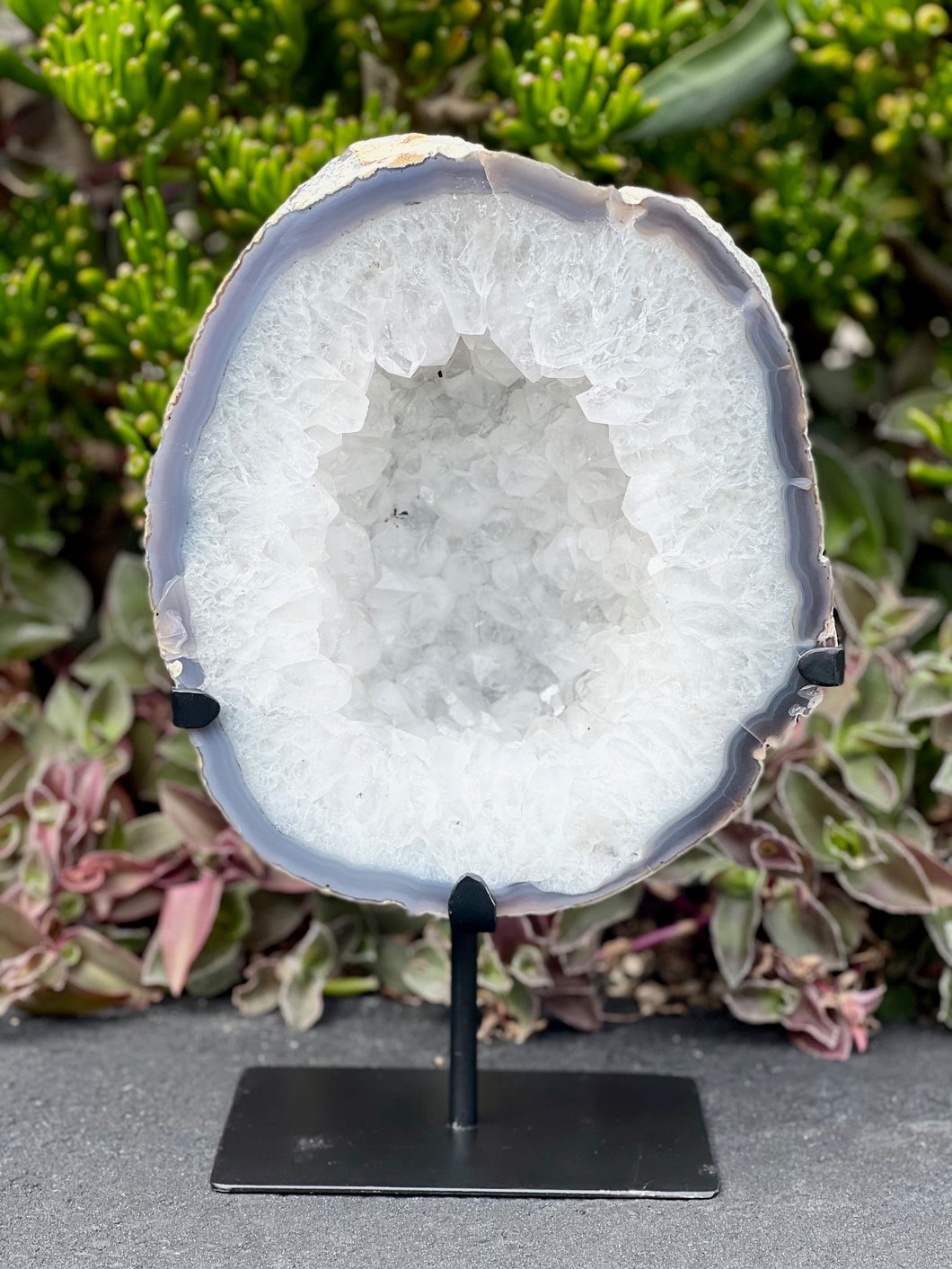 Lustrous Clear Quartz Geode