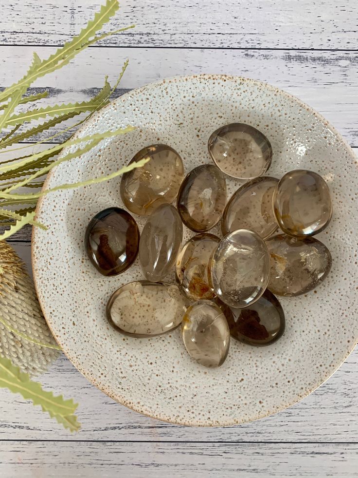 Smoky Quartz Palm Stones