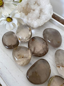 Smoky Quartz Palm Stones