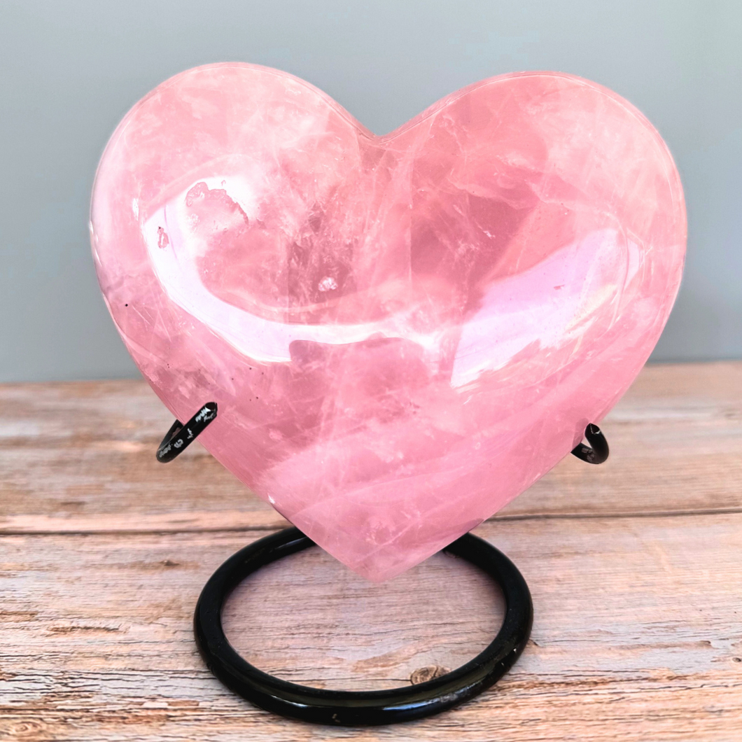 Rose Quartz Heart