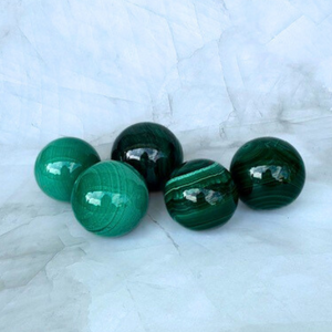 Verdant Enchantment Malachite Spheres