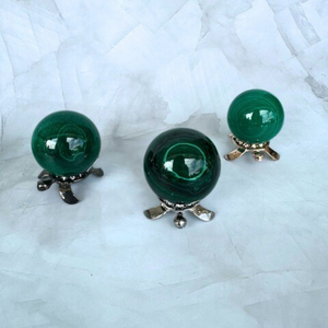 Verdant Enchantment Malachite Spheres