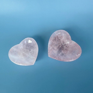 Rose Quartz Heart Bowls