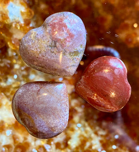 Charming Red Jasper Heart