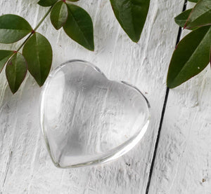 Clear Quartz Heart